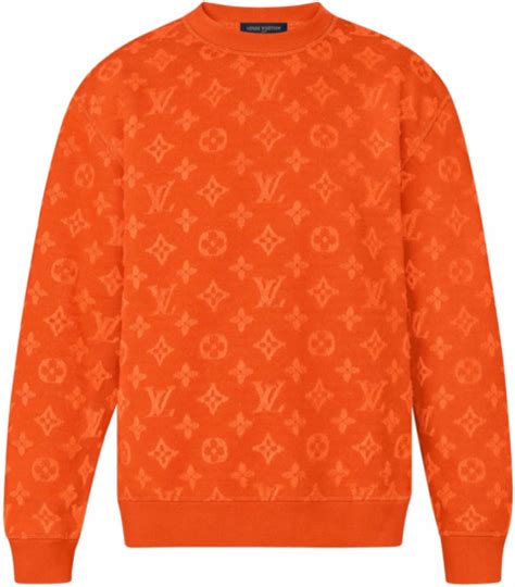 louis vuitton pullover herren orange|Louis Vuitton sweatshirt.